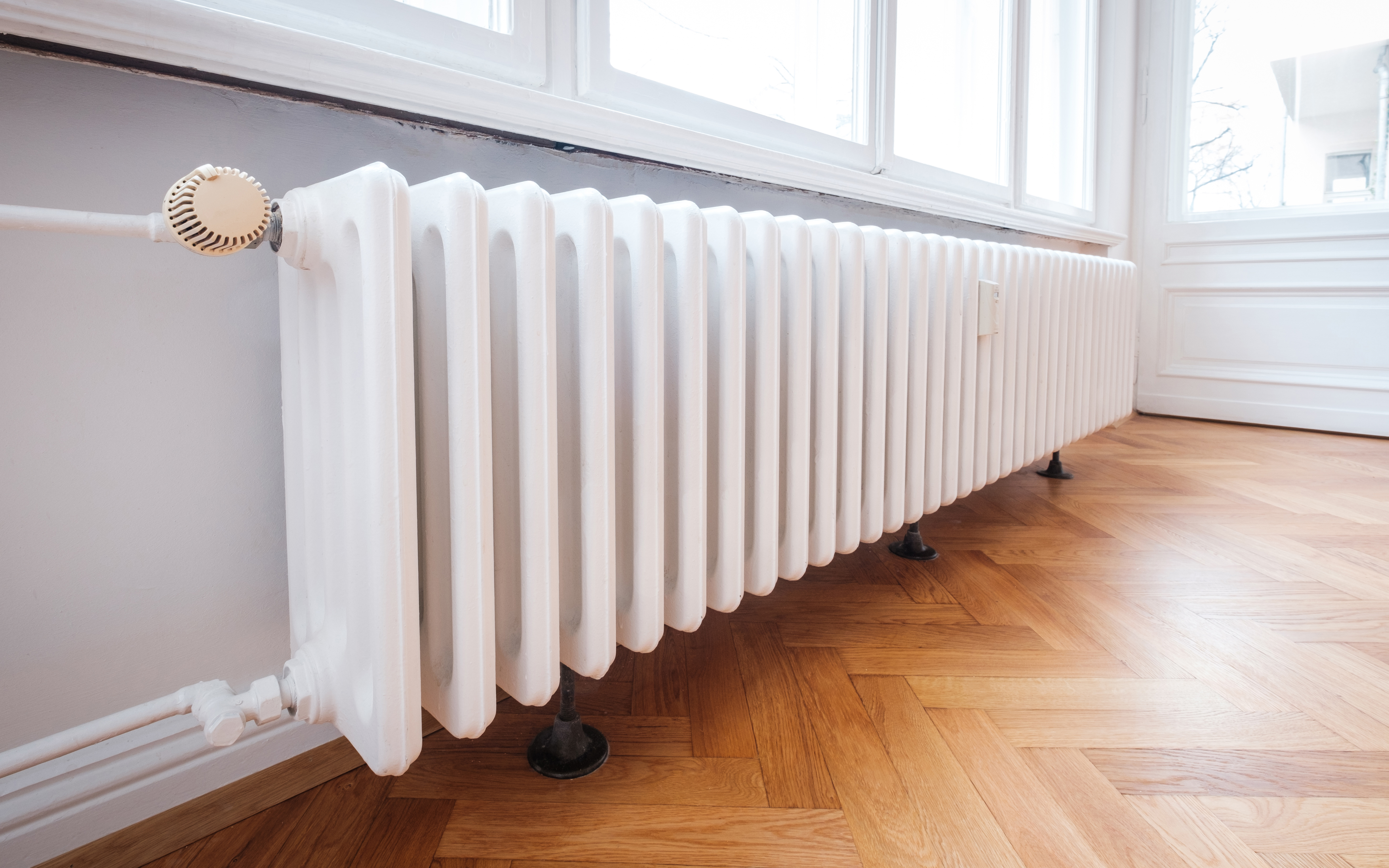 En gammel radiator